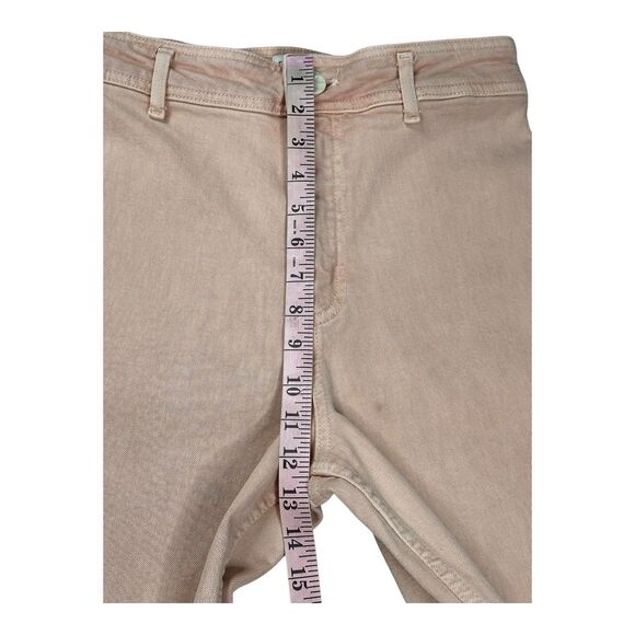 Zara Woman Jeans Women Pink 6 Wide Leg The Marine Premium Denim High Rise Pant - Picture 11 of 12